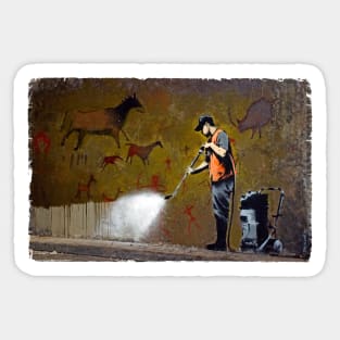 Council Worker by Banksy Sticker